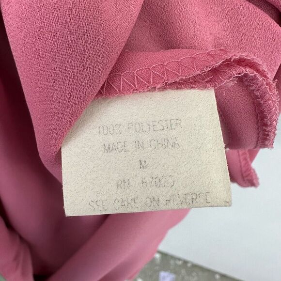 Geometrie Women’s Green Pink Y2K Floral Embroidered Dainty Bead Midi Slip Dress - Picture 4 of 11